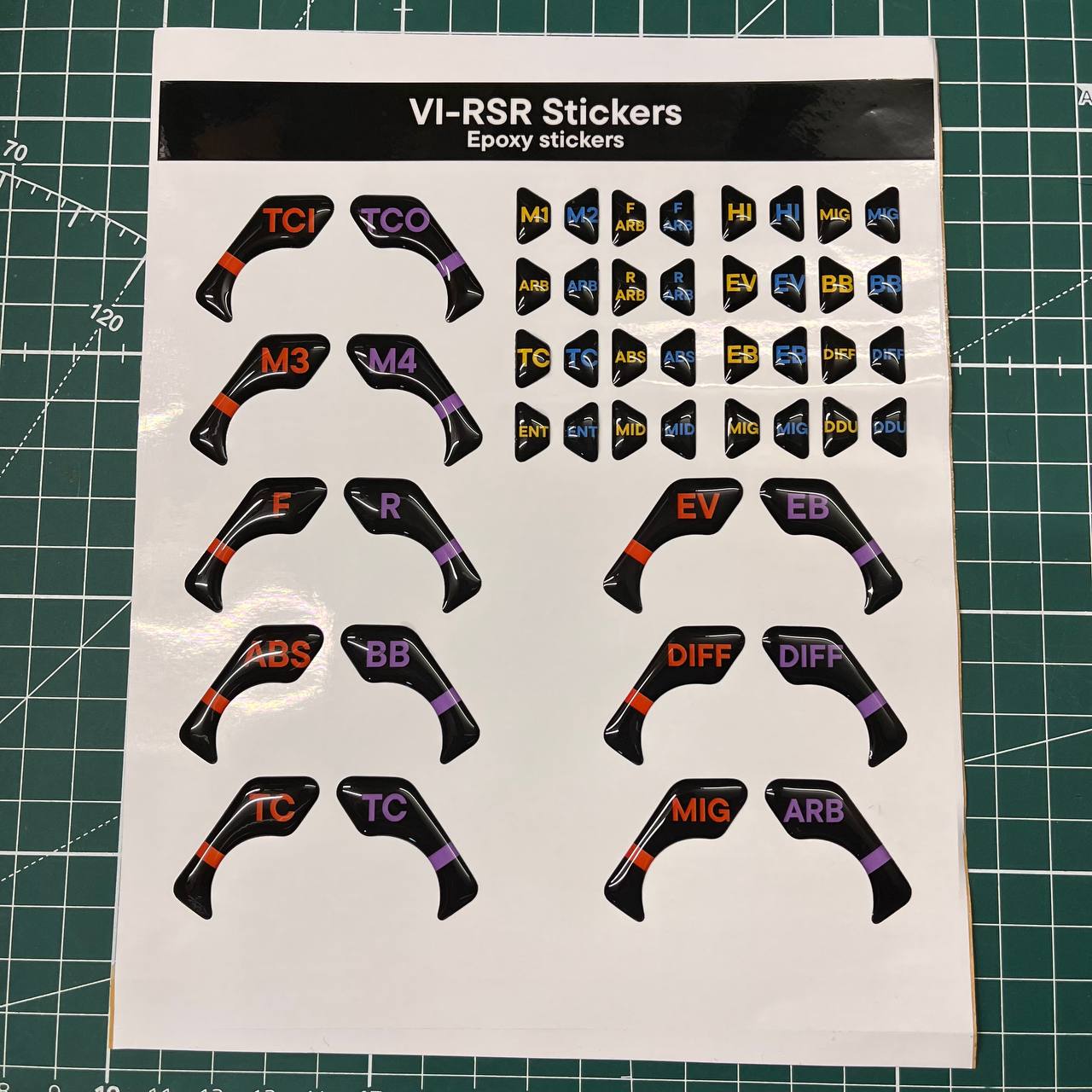 VI-RSR Sticker sets
