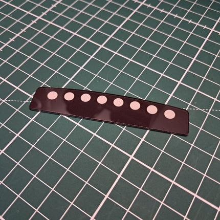 Plexiglass front cover for VI LED brows