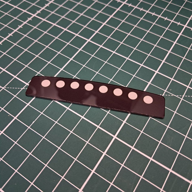 Plexiglass front cover for VI LED brows