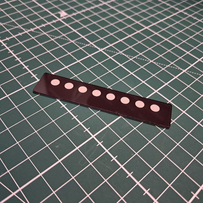 Plexiglass front cover for VI LED brows