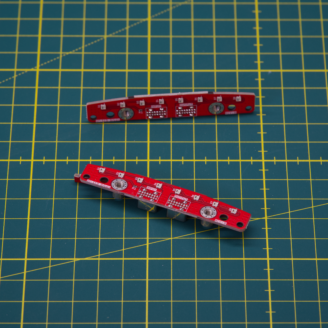 Velocitas Imperium Brows sim racing PCB with RGB LED indicators and button matrix