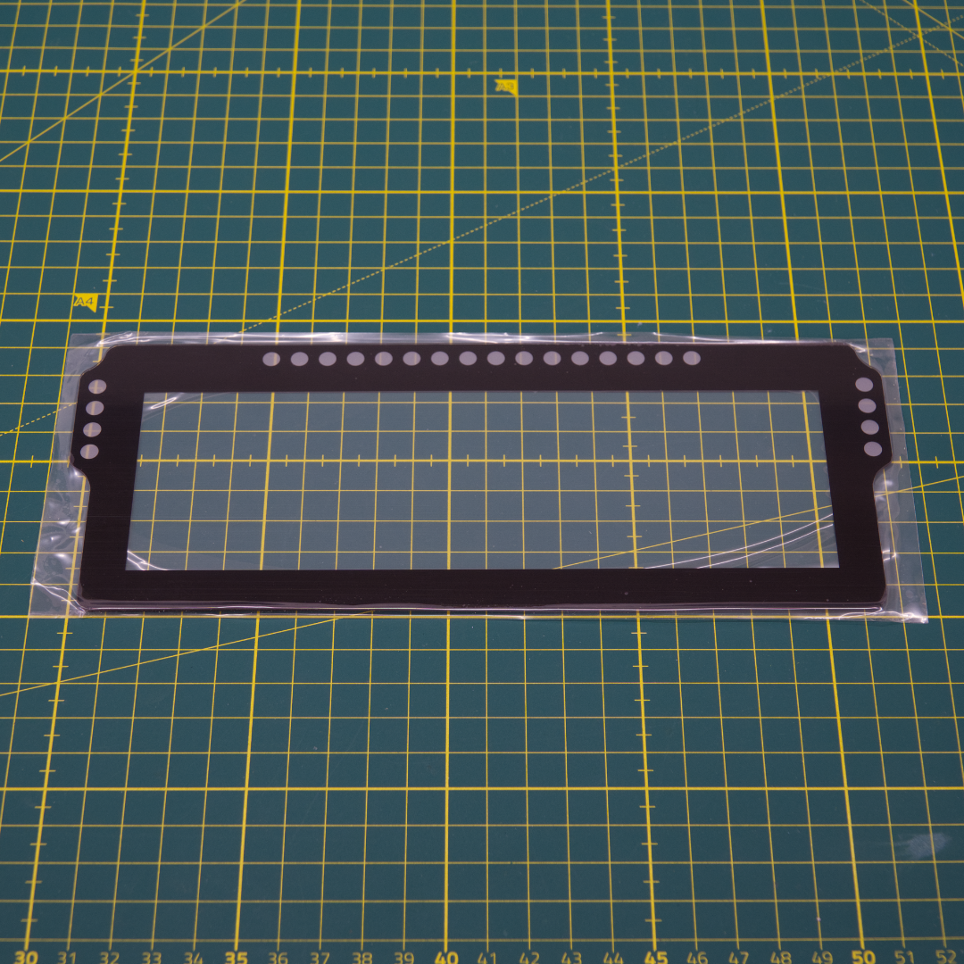 Velocitas Imperium P8W DDU glass display panel for sim racing dashboard protective packaging