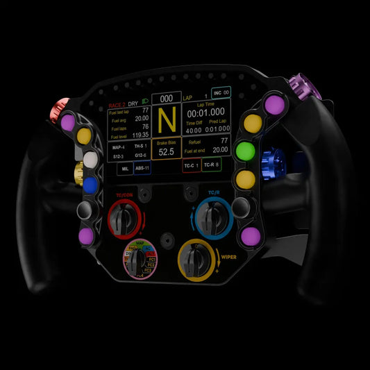 Render of simracing wheel
