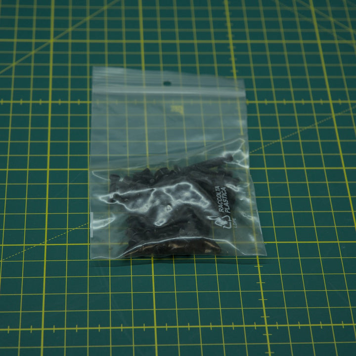 Plastic bag with screws